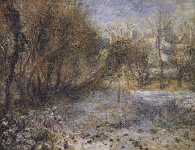 Pierre Renoir Snowy Landscape oil painting image